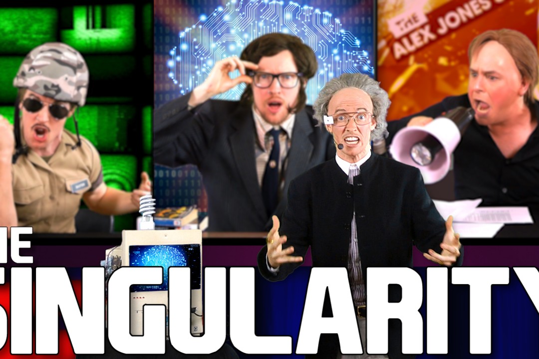RAP NEWS 28: The Singularity – feat. Ray Kurzweil & Alex Jones